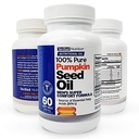 100% pure pompoenzaadolie - 60 zachte gels met een rijk voedingsprofiel gevonden in echte hele voeding - Heren Super Comfort Formule - Voedingsolie rijk aan essentiële vetzuren - 1 fles