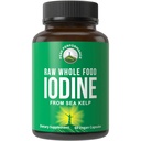 Raw Whole Food Jodium Supplement van Organic Kelp (Ascophyllum Nodosum) van Peak Performance. Kaliumjodide ondersteunende tabletten. voor Metabolisme, energie, en Immune. 60 Vegan capsules, pillen.