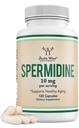 Spermidinesupplement (10 mg 99% Spermidine 3HCL - Getest door derden) 120 capsules - meer dan 100x sterker dan tarwekiemextract voor celmembranen, Telomere Gezondheid en veroudering door dubbel hout