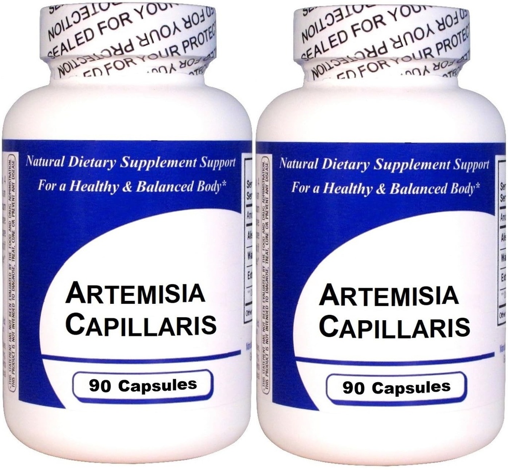 Artemisia Capillaris (90 capsules) Geconcentreerd Kruidenextract - Dieetsupplement - 2 verpakkingen