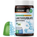 BIO KRAUTER L Methylfolaat Gummies - 25 mg DFE - 60 Vegan Kauwen - MTHF-supplement - Foliumzuur Gummies (Vitamine B9) - Gelatinevrije formule