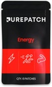 Pure Patch Energy Patch – Plant-Based Vegan Topical Patch – Caffeine – CoQ10 – Amino Acids – Electrolytes – Non-Ingestible – Water-Resistant – Gentle on Skin – Gluten Free – Made in USA – 6 Patches