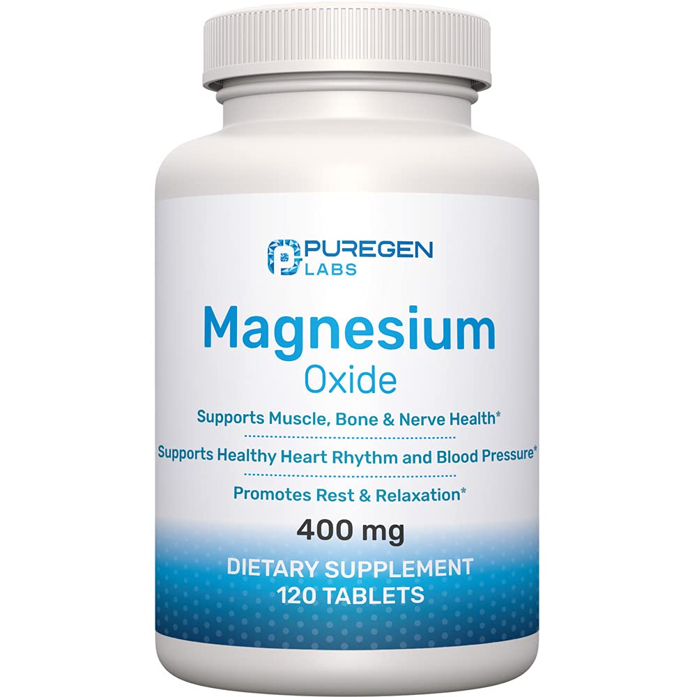 Magnesium 400mg [High Potency] Supplement 