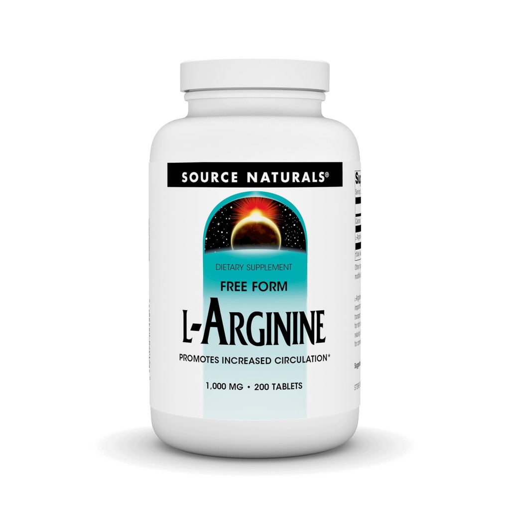 Bron Naturals L-Arginine Free Form* - 1000 mg, 200 tabletten