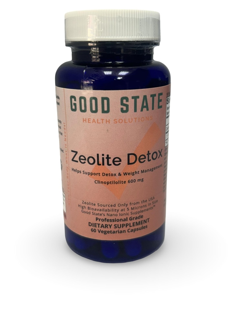 Goede staat Zeoliet Detox - Clinoptiloliet 600 mg per Veggie Capsule - 60 capsules - USA Supply