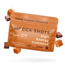 SGC Hoogste Concentratie 100mg Cafeïne per Gummy, 2 Gummies per Pack, 6-Pack Mocca Shots Salted Caramel Plant-Based nootropic Instant Energy met Ginkgo biloba, Theobromine.