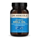 Dr. Mercola Antarctische Krillolie - 1000 mg - Omega-3 Supplement met EPA & DHA - Ondersteunt hersenen, hart, gewrichts- en immuungezondheid - GGO-vrije, glutenvrije & sojavrije - 60 capsules (30 porties)