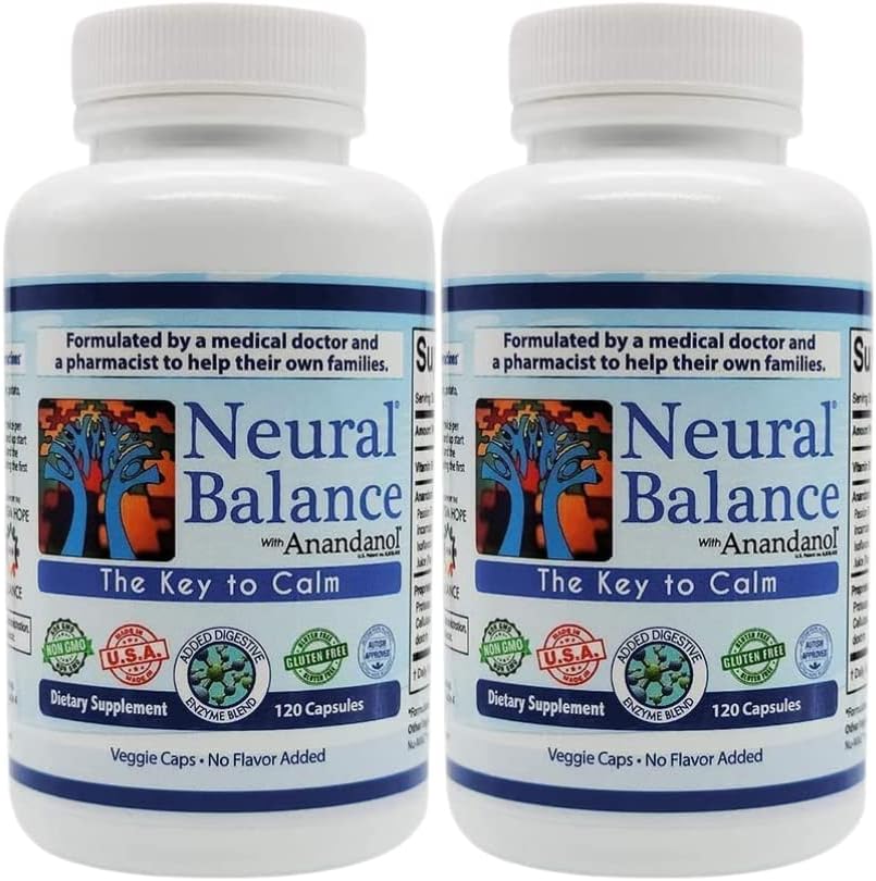 NEURAL BALANS Anandanol met dispenserende enzyme Blend (Capsules, 2 Pack)