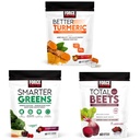 Force Factor Better Kurkuma Joint Support Supplement & Smarter Greens Superfood Kauwen, 60 Zachte Kauwen & Total Beets Zachte Kauwen, 60 Kauwen