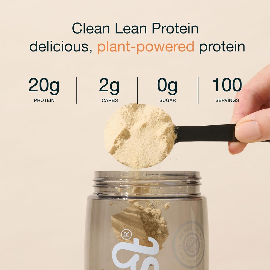 Nuzest - Pea Protein Powder - Clean Lean Protein, Premium Vegan Plant Based Protein Powder, Dairy Free, Glutenvrij, GGO-vrij, Proteïne Shake, Rijke Chocolade, 100 Servers, 5,5 lb