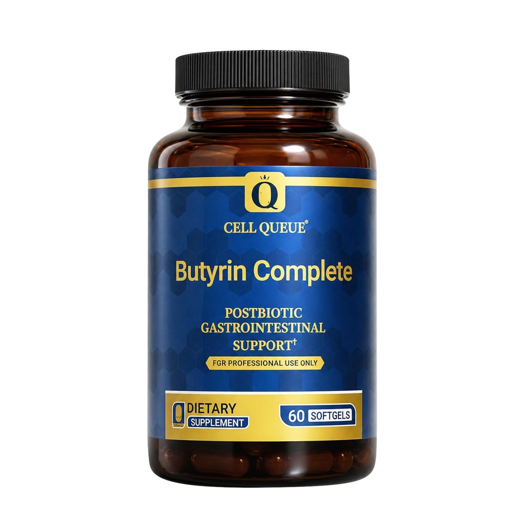 Butyrate Supplement - 3-in-1 Butyrinezuur (Tributyrine) Postbiotica voor Gut Health & Leaky Gut Support, Colon Health, Bloating, Constipatie, Modulatie Intestinal Flora, 60 Softgels