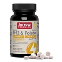 Jarrow Formules Methyl B-12 1000 MCG en Methyl Folate 400 MCG, Extra sterkte, Cellular Energy Metabolisme en Cardiovasculaire Health Formula(1) Met P-5-P, 100 Kauwtabletten, Tot een 100-daagse levering