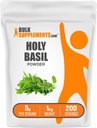 BulkSupplements.com Holy Basil Powder - Holy Basil Supplement, Holy Basil Leaf Powder - Tulsi Holy Basil, Herbal & Gluten Free, 5g per portie, 1kg (2,2 lbs) (verpakking van 1)