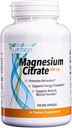 Dieetsupplementen Capsules, Magnesium Citroen, Voeding, 120 Tellingen, 400 mg