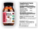 DR WAKDE'S Sariva & Manjistha Capsules (60 Veg Caps, Ontgiftende Kruiden, Ondersteunt Gezonde Huid, Ayurvedische Supplement, Vegan, Herbal, Alle Natuurlijke, Made in UK)