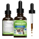 Pet Wellbeing Sneeze Ease for Dogs - Occasional Sneezing, Seasonal Allergies, Neus & Eye Discomfort, Eyebright, Nettles - Veterinair-geformuleerd kruidensupplement 2 oz (59 ml)