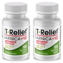 T-Relief Extra sterkte Artritis Arnica +12 Pijn Leaving Natural Medicines Help Verminderen van de vermoeidheid Stijfheid Pijn in gewrichten Natuurlijk - 100 tabletten (2 verpakkingen)