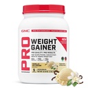GNC Pro Performance Weight Gainer Protein Powder, 50g Proteïne, Hoge Calorie, 700 Calorieën, Ondersteunt Mass and Muscle Recovery, MCT, BCAA, 3rd Party Tested, Vanilla Ice Cream, 6 Servings, 2.5 lbs