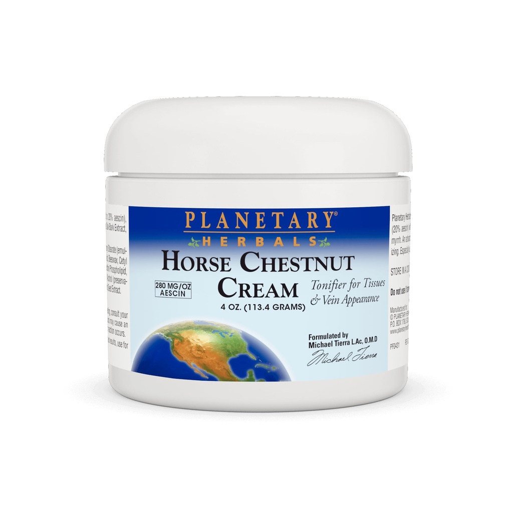 Planetaire kruiden Horse Chestnut Cream Tonifier - 4oz