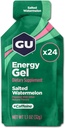 GU Energy Original Sports Nutrition Energy Gel, Gezouten Watermeloen, 26,4 Oz, 24 Tel.