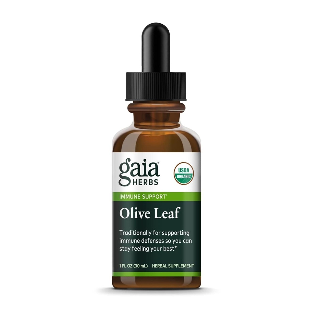 Gaia Kruiden Olive Leaf 1 Fl Oz, vloeibaar Extract