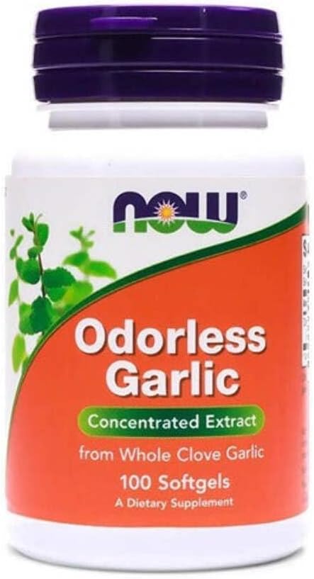 NU VOEDSELS Odorless Knoflook Origineel Sg, 100 Tellen