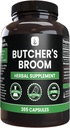 Pure Original Ingredients Butcher's Broom (365 Capsules), Geen Magnesium of Rijst Fillers, altijd zuiver, Lab geverifieerd