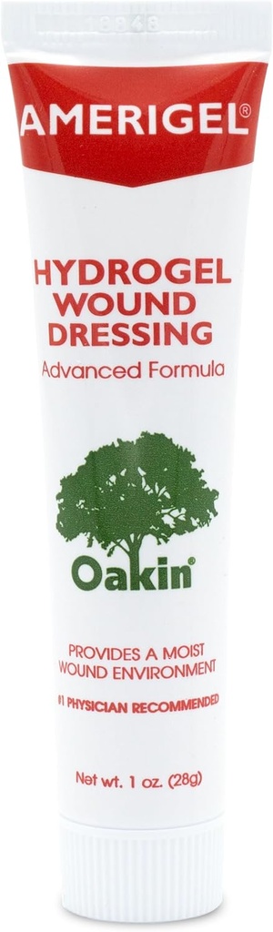 AMERIGEL Hydrogel Wound Dressing (1 oz.) - Biedt vocht-Rich Healing Omgeving voor droge wonden