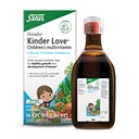 Floradix Kinder Love Children's Multivitamine - Herbal Supplement - Liquid Multivitamine for Kids - Vitaminen A, C, D & E, Calcium & More - Vegetarisch, niet-GMO, Glutenvrije - 16,9 floz