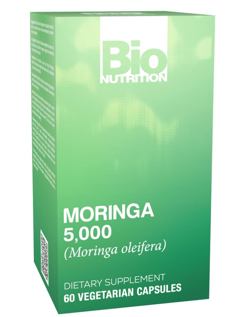 Bio Nutrition Moringa 5000mg 60 Vegetarische Capsules 