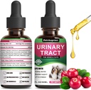 Cat & Hond urinetrek infectie behandeling druppels met Cranberry & Natural Uti Geneeskunde - Ondersteunt Bladder + Kidney - Beste preventie incontinence & Bladder Stenen -Supplement Renale Gezondheidszorg Vitaminen