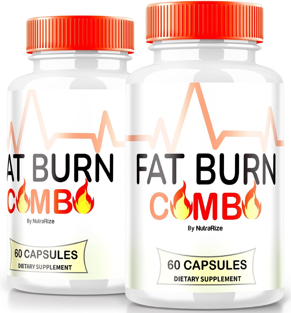 (2 Pack) Fat Burn Combo Capsules, FatBurn Combo Keto Formula, Alle natuurlijke gewichtsverlies supplement om te bereiken gezond-Looking body, Keto fitness pillen, officiële beoordelingen (120 capsules)