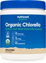 Nutricost Biologische Chlorella Poeder 8oz - 3000mg per portie - Non-GMO, Glutenvrij