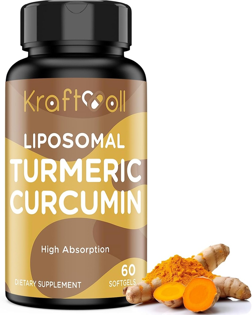 Liposomale Kurkuma supplement 60 Softgels
