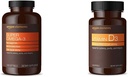 Elementen Super Omega-3 met natuurlijke citroensmaak (120 telling) en vitamine D3 (180 Softgels)