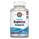 KAL Magnesium Glycinate Capsules, volledig chelated magnesium bisglycinaat, hoge Absorptie Magnesium Supplement, gezonde botten, spier, ontspannen en stress ondersteuning, Non-GMO 160 tellen