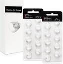 Dubbele Vent 6mm-Hoorhulp Domes voor Oticon Minifit, Oticon Hoortoestellen, Vervangingen Onderdelen Accessoires Universele Oticon Domes voor het horen van hulpmiddelen Reiniging Kits (20 st.)