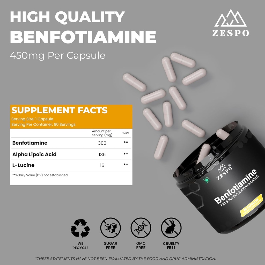 Benfotiamine 450 mg 