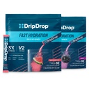 DripDrop Hydration - Electrolyte Powder Packets - Watermeloen & Berry - 64 Tel.
