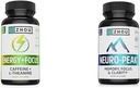Zhou Cafeine 100mg L-Theanine 200mg Nootrope 60 Capsules en Neuro Peak Brain Support DMAE Bacopa 30 Capsules