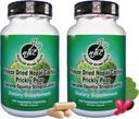 Nopal Cactus Capsules - Freeze Pear Extract - Fiber Supplement for Metabolic Health Support - Rich in Betalains & Nitraten - Non-GMO - 120 Veggie Caps (2 flessen)
