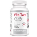 Zilver - Vitaminen, Mineralen, Nutriënten - Ondersteuning voor senior hond - Supplement voor gezonde botten, gezamenlijke, energie, immuunsysteem - 100 kauwtabletten