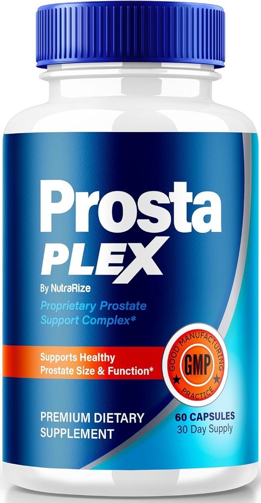 NutraRize Prosta Plex, ProstaPlex All Natural Supplement to Support Prostate Heath, Official Formula to Regain Control & Support Overall Wellness, Prosta Plex Plus Reviews (60 Capsules)