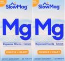 Slow-Mag Slow-Mag Magnesiumchloride met Calcium, Verpakking mei Vary, 60 Tellen (verpakking van 2)