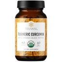 Truvani Biologische Kurkuma tabletten 1.350 mg Elke - Natuurlijke gezamenlijke ondersteuning met zwarte peper voor absorptie - 90 tabletten