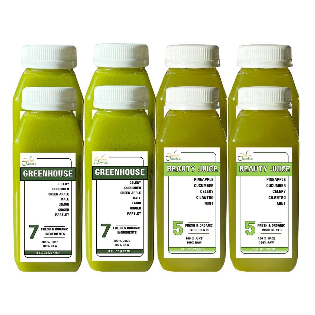 7 dagen Biologische ruwe lage suiker sap reiniging - verlies gewicht, bocht Cravings & Reboot uw systeem - geweldig voor kinderen ook!