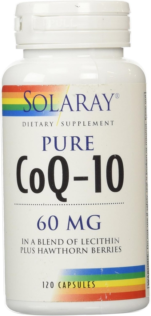 Solaray CoQ10 Capsules, 60 mg, 120 Tellen