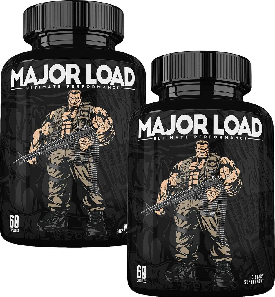 ONL Testosteron Supplement voor mannen - zware belasting Testosteron Booster met geile geit onkruid en Maca wortel - Tongkat Ali energie pillen voor uithoudingsvermogen en sterkte - test Booster 60 capsules (2pk)