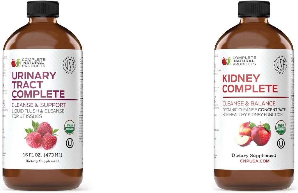 Complete Natuurlijke Producten Urinaire Tract Complete 16oz & Nier Complete 16oz Bundle