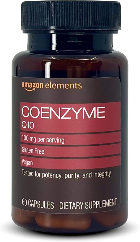 Elementen Vegan CoQ10 100 mg - Normale energieproductie, ondersteunt Cardiovasculaire gezondheid - 2 maanden levering (60 capsules)